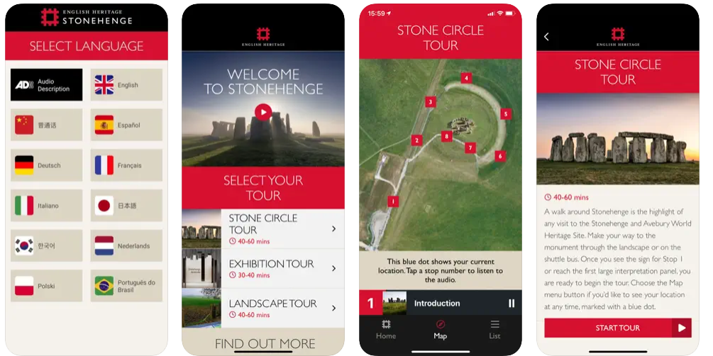 Stonehenge Audio Guide - iOS/Android - 200k+ downloads